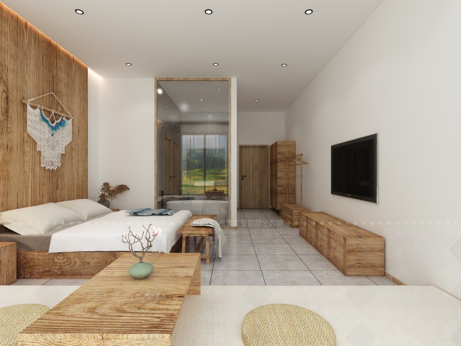 侘寂民宿3D模型下载【ID:1100488814】