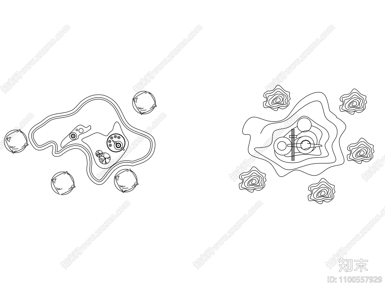 茶桌施工图下载【ID:1100557929】
