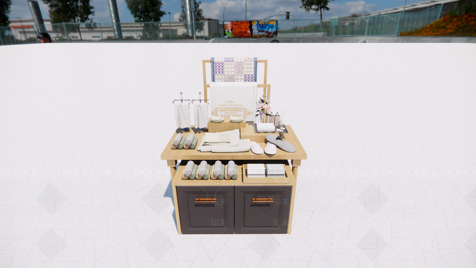 现代货架SU模型下载【ID:1100500587】