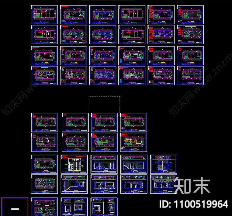 宠物店装饰cad施工图下载【ID:1100519964】