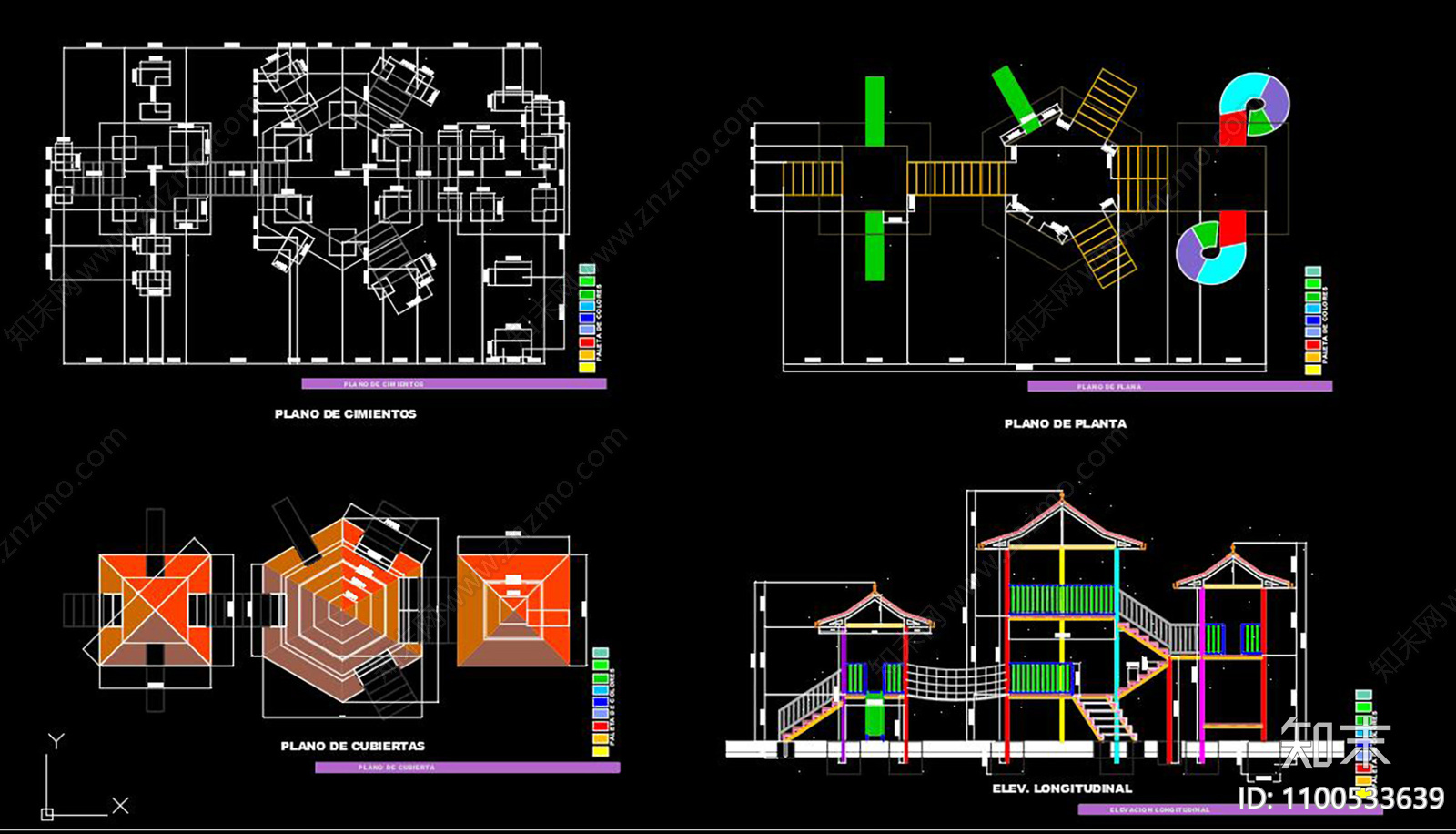 儿童游乐设备施工图下载【ID:1100533639】