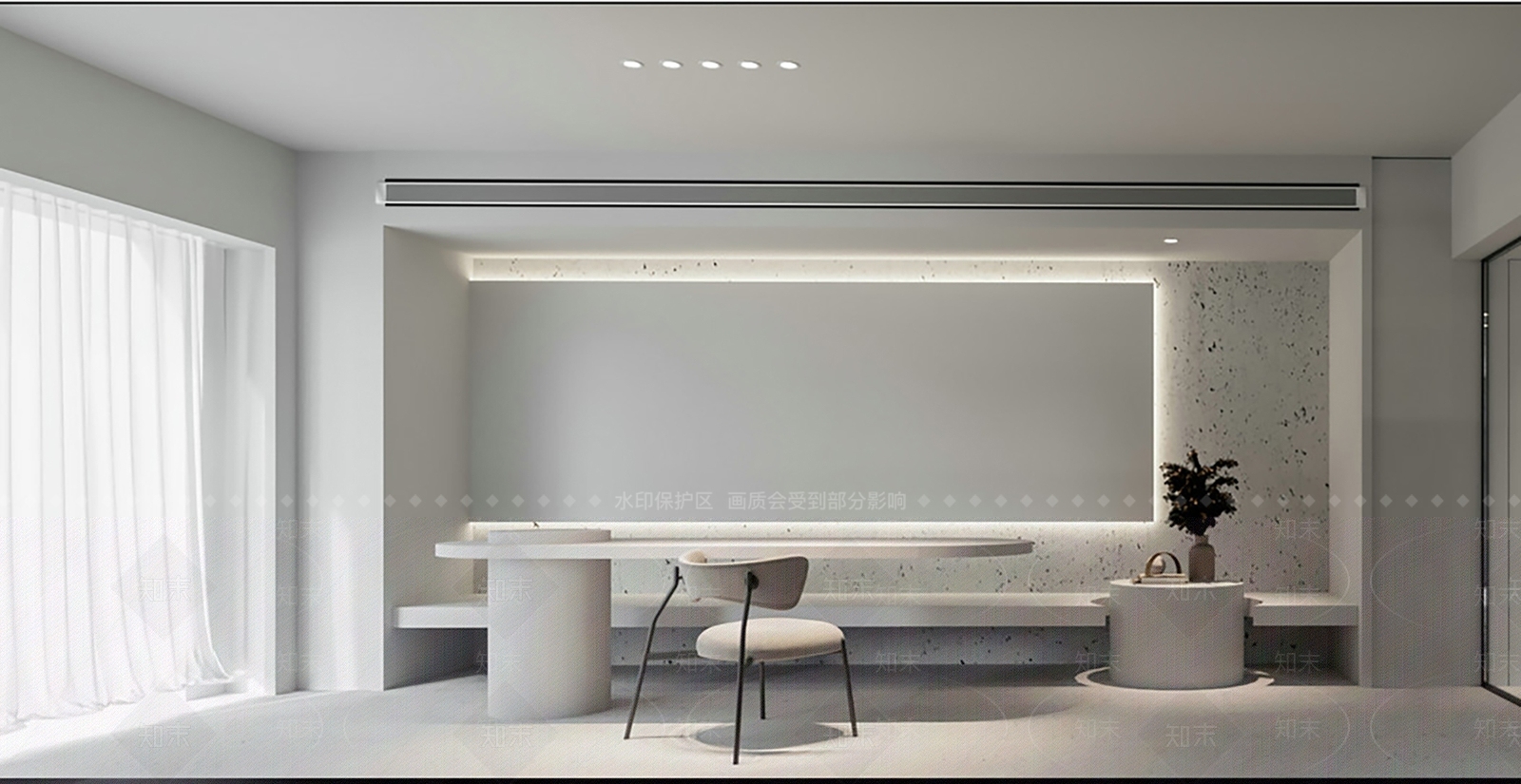 现代别墅影音室3D模型下载【ID:1100539475】