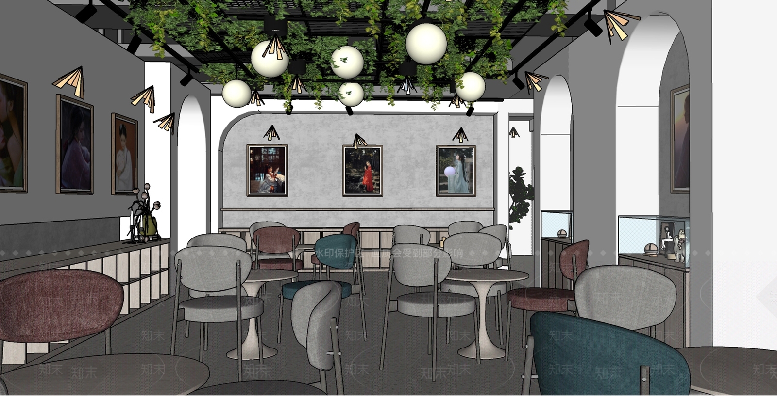 现代摄影工作室SU模型下载【ID:1100548471】