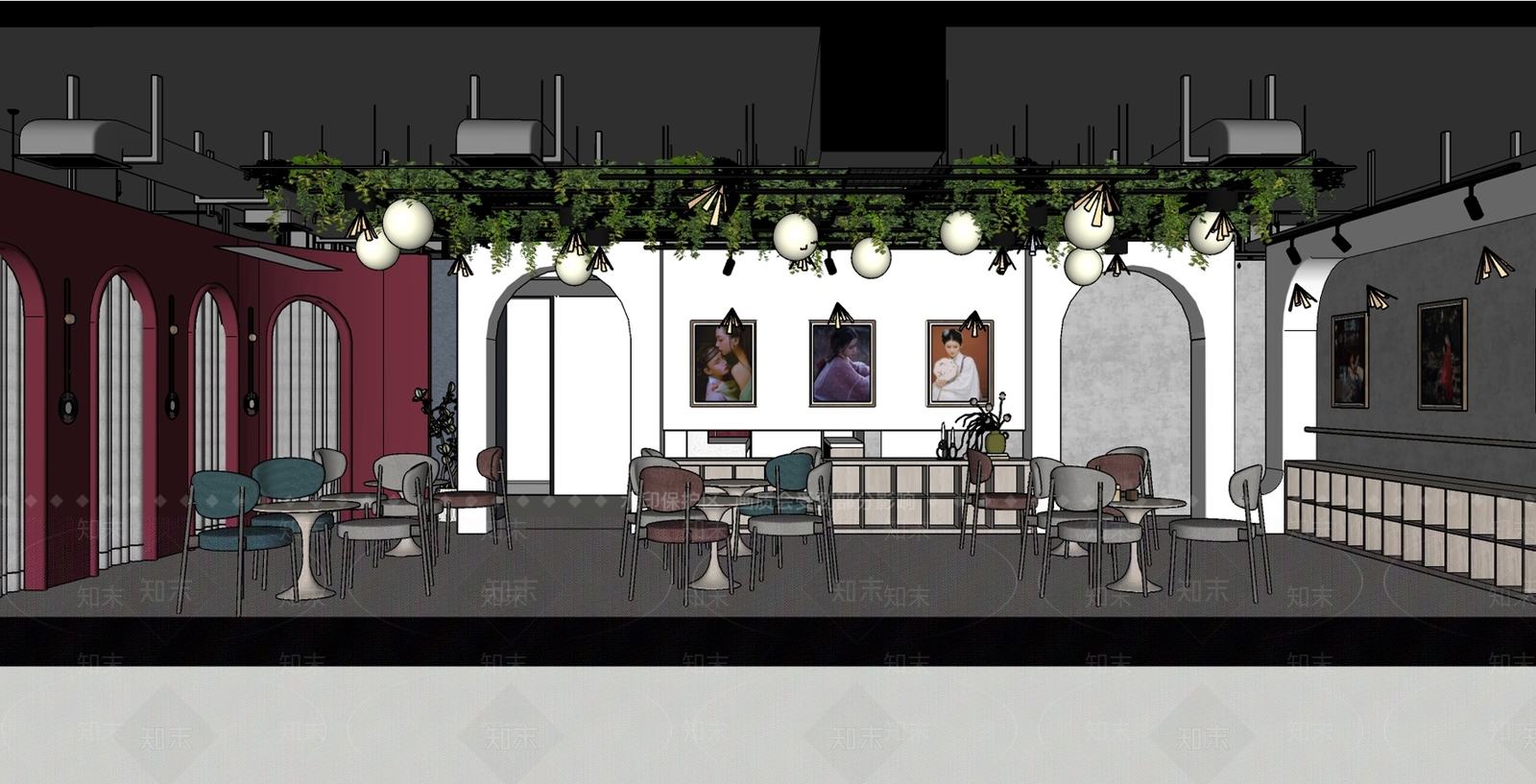 现代摄影工作室SU模型下载【ID:1100548471】