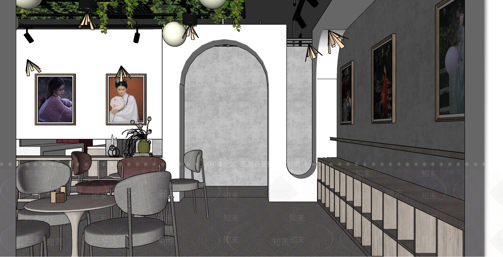 现代摄影工作室SU模型下载【ID:1100548471】