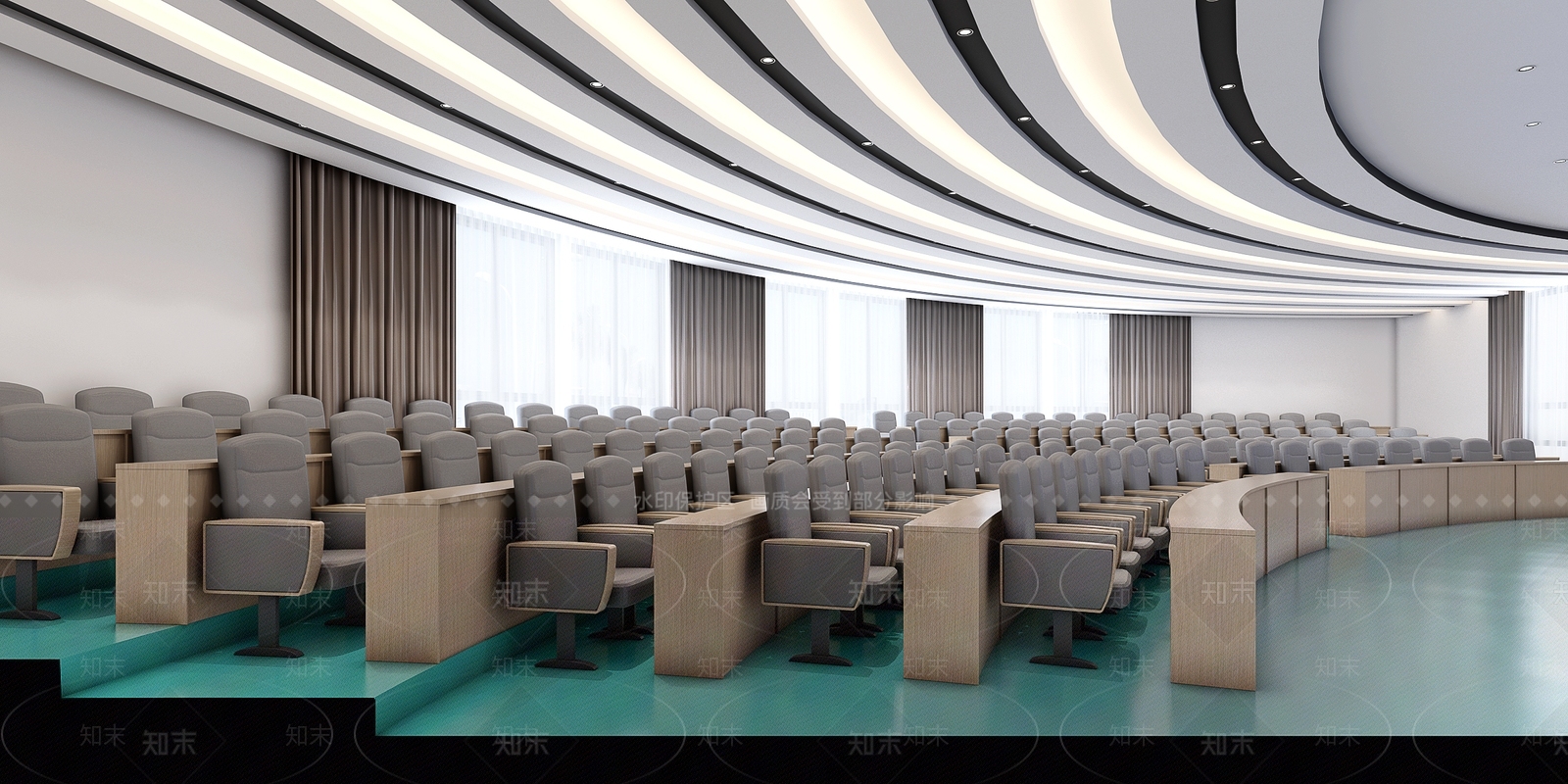 现代报告厅3D模型下载【ID:1100553196】