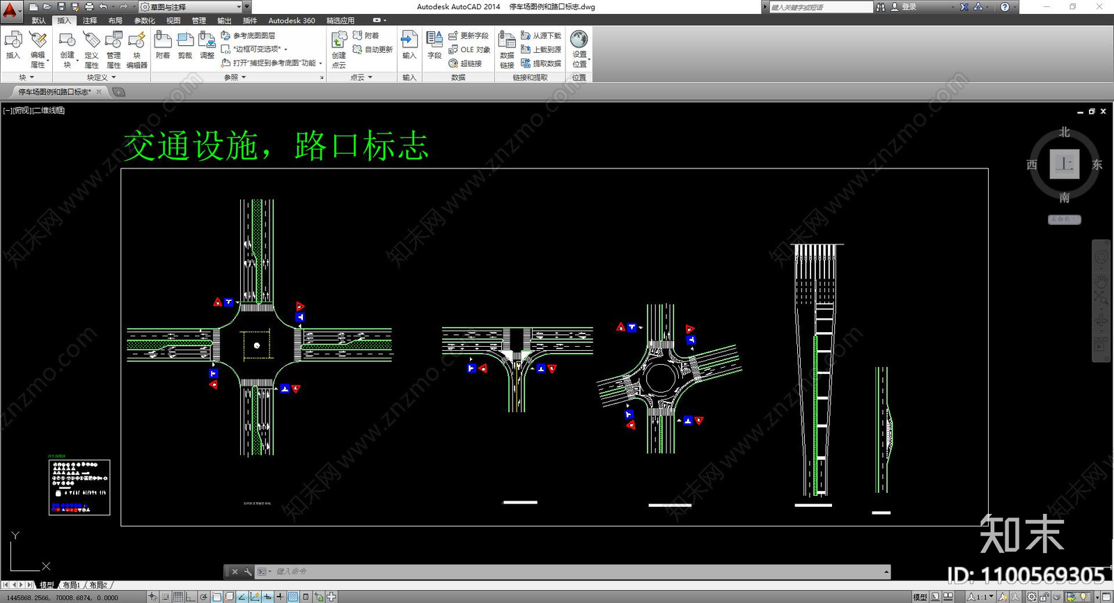 停车场图例施工图下载【ID:1100569305】