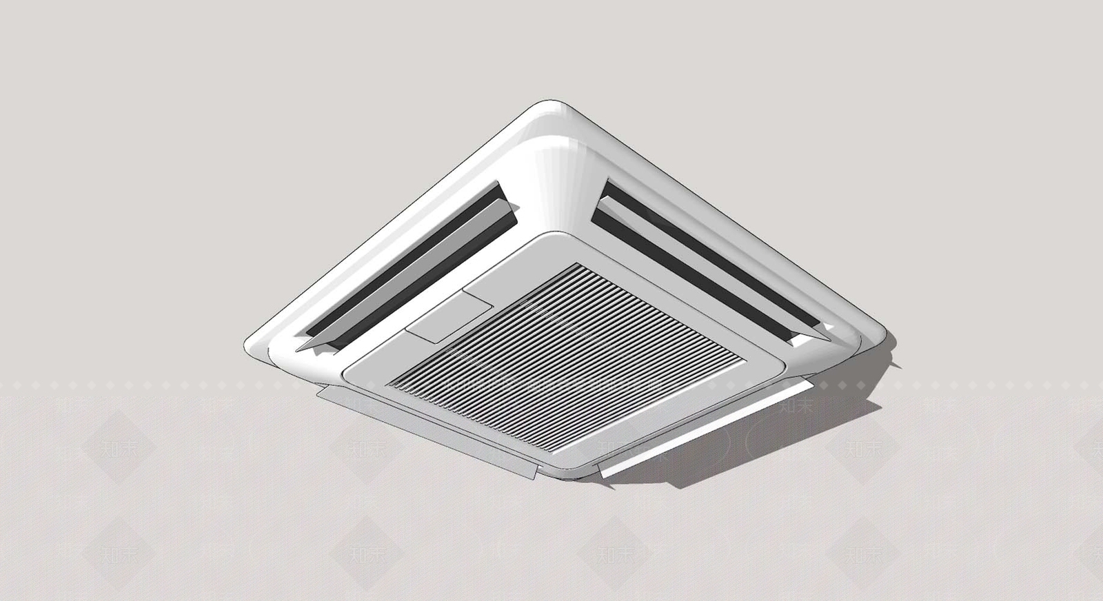 现代空调出风口SU模型下载【ID:1100571346】