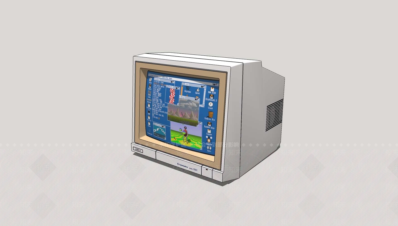 现代显示屏SU模型下载【ID:1100575413】