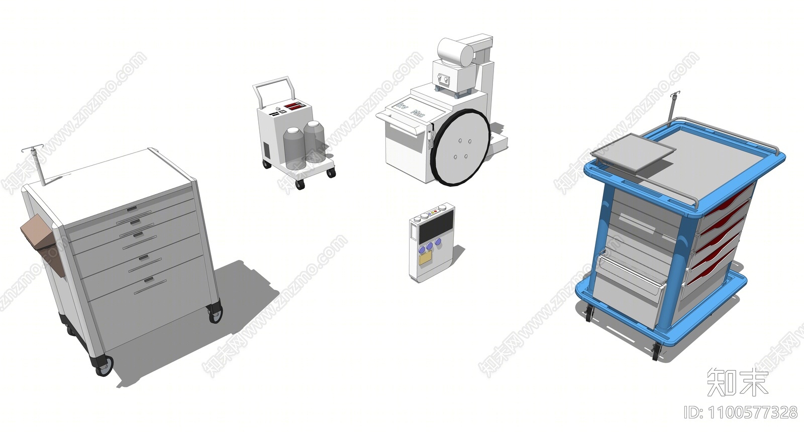 现代医疗器材SU模型下载【ID:1100577328】
