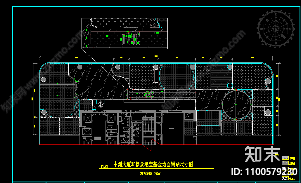 办公室cad施工图下载【ID:1100579230】