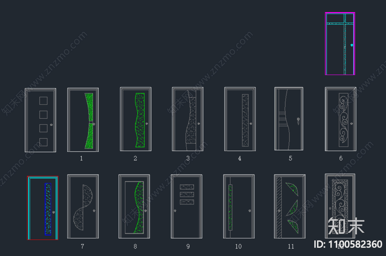 家具cad施工图下载【ID:1100582360】