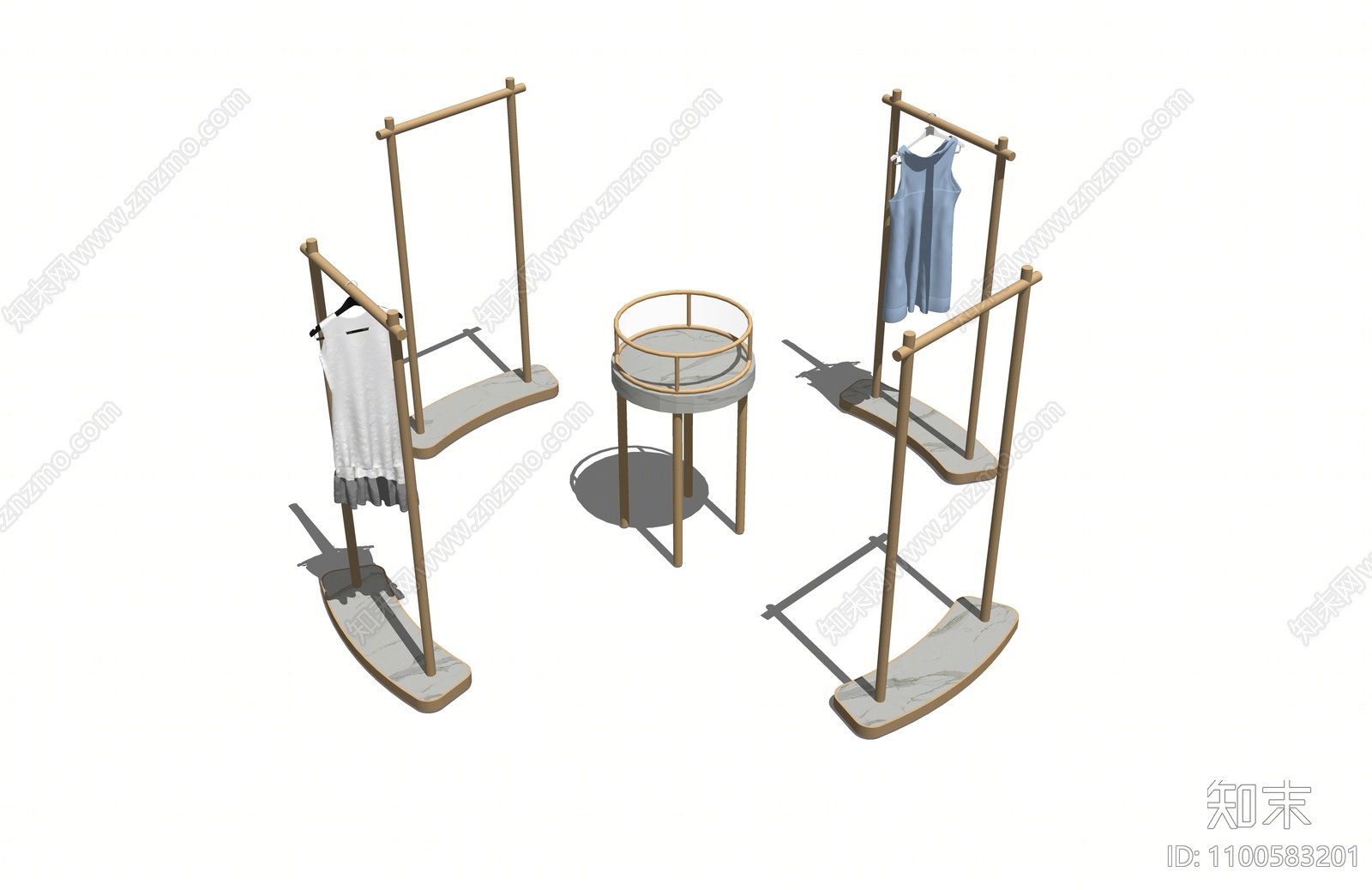 现代衣架SU模型下载【ID:1100583201】
