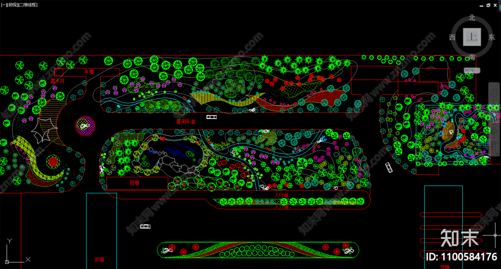 公共绿地cad施工图下载【ID:1100584176】