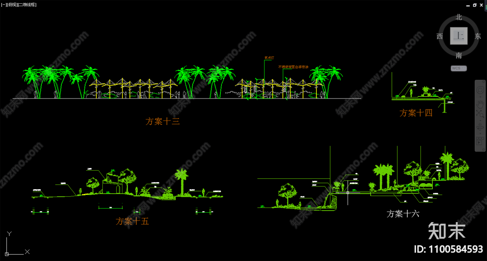 园林景观施工图下载【ID:1100584593】