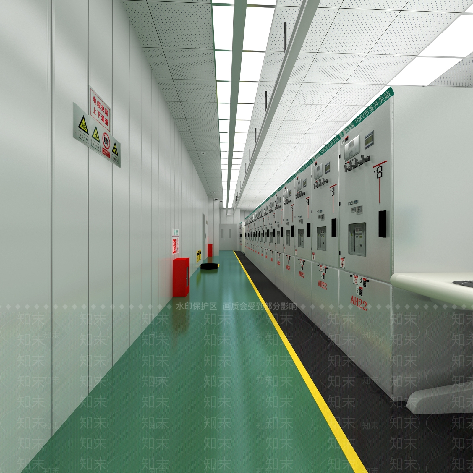 现代指挥控制室3D模型下载【ID:1100589172】