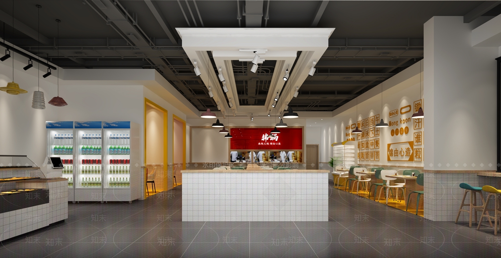 现代快餐厅3D模型下载【ID:1100589488】
