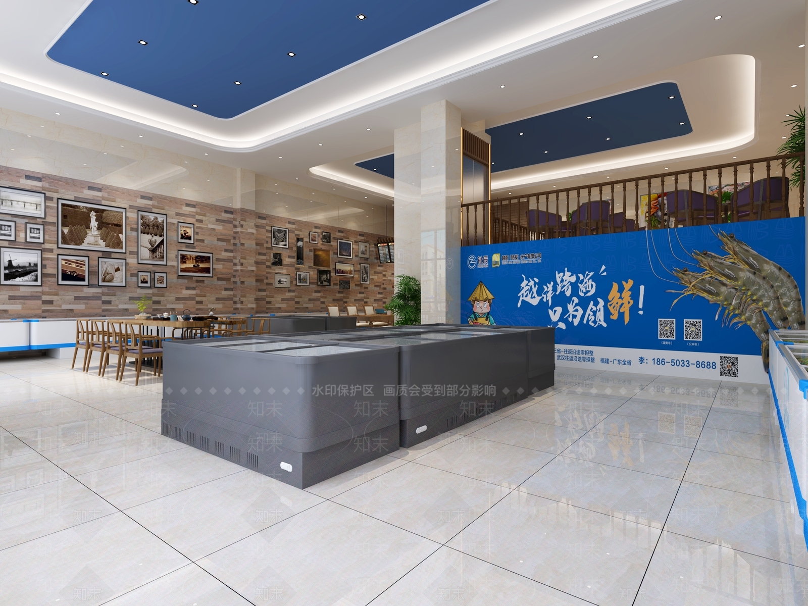 现代茶馆3D模型下载【ID:1100589658】