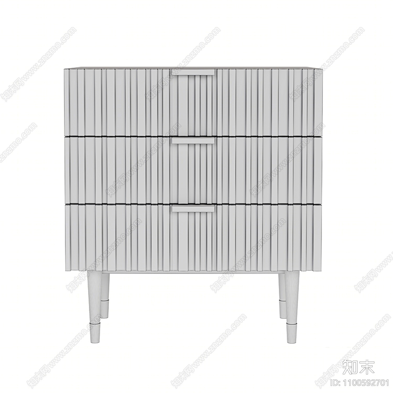 现代床头柜3D模型下载【ID:1100592701】