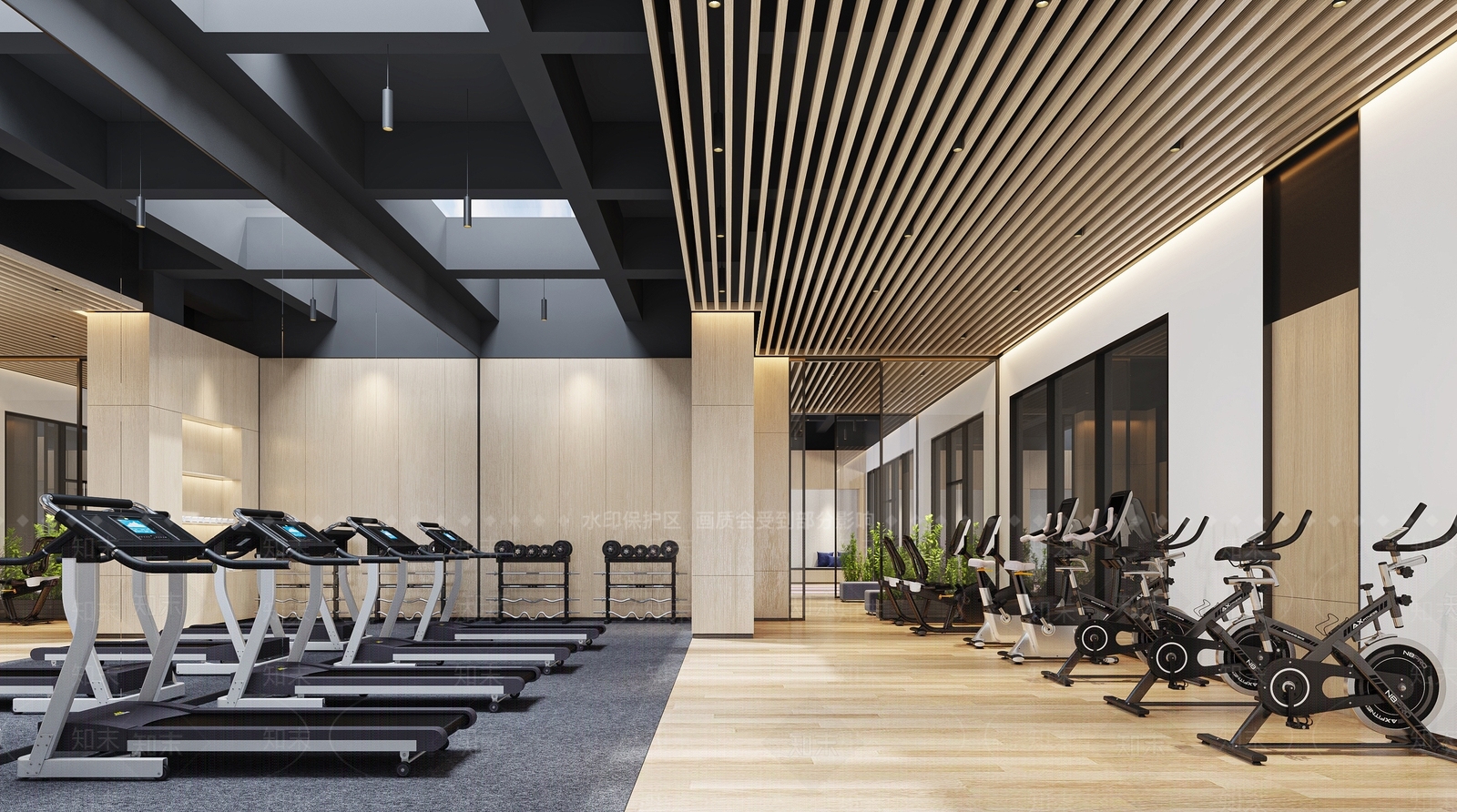 现代健身器材3D模型下载【ID:1100599364】