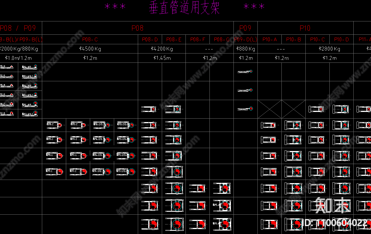 化工配管管件cad施工图下载【ID:1100604022】