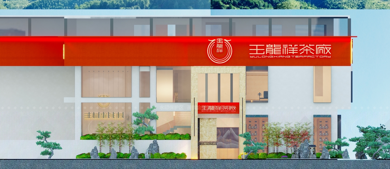 现代茶馆3D模型下载【ID:1100607940】