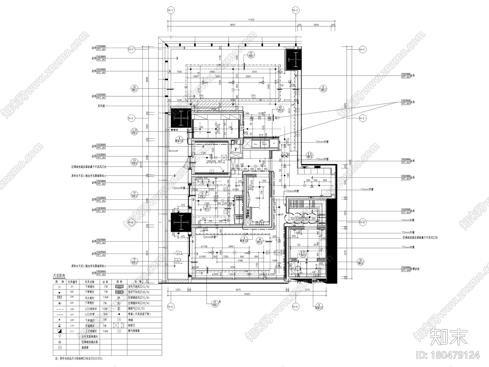 [深圳]华润63㎡现代公寓样板间装修​施工图施工图下载【ID:180479124】