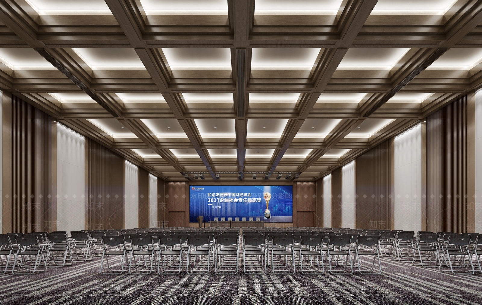 现代报告厅3D模型下载【ID:1100640880】