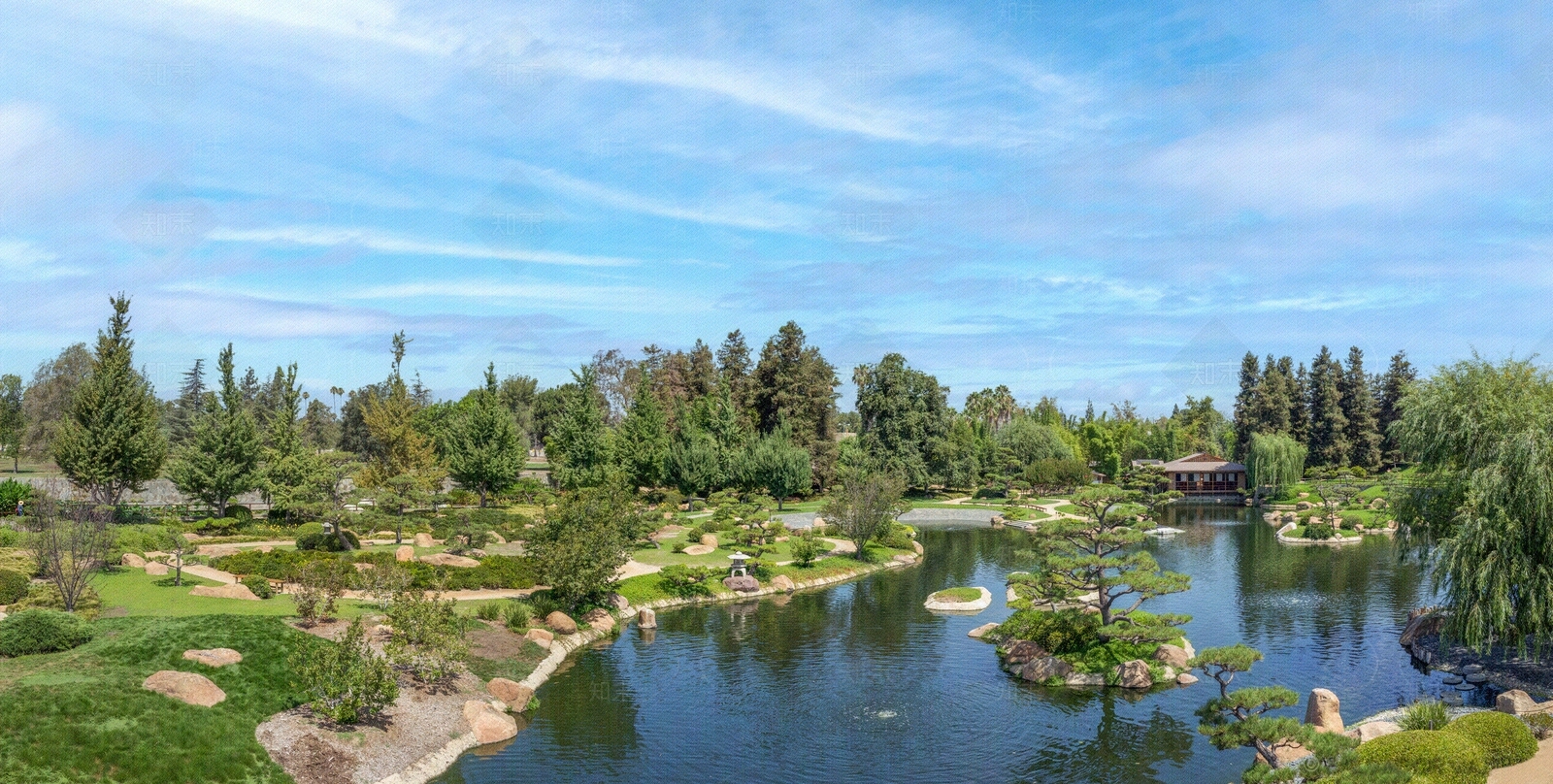 日式庭院外景图贴图下载【ID:1100642397】