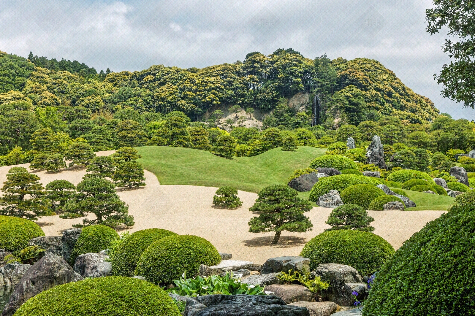 日式庭院外景图贴图下载【ID:1100642263】