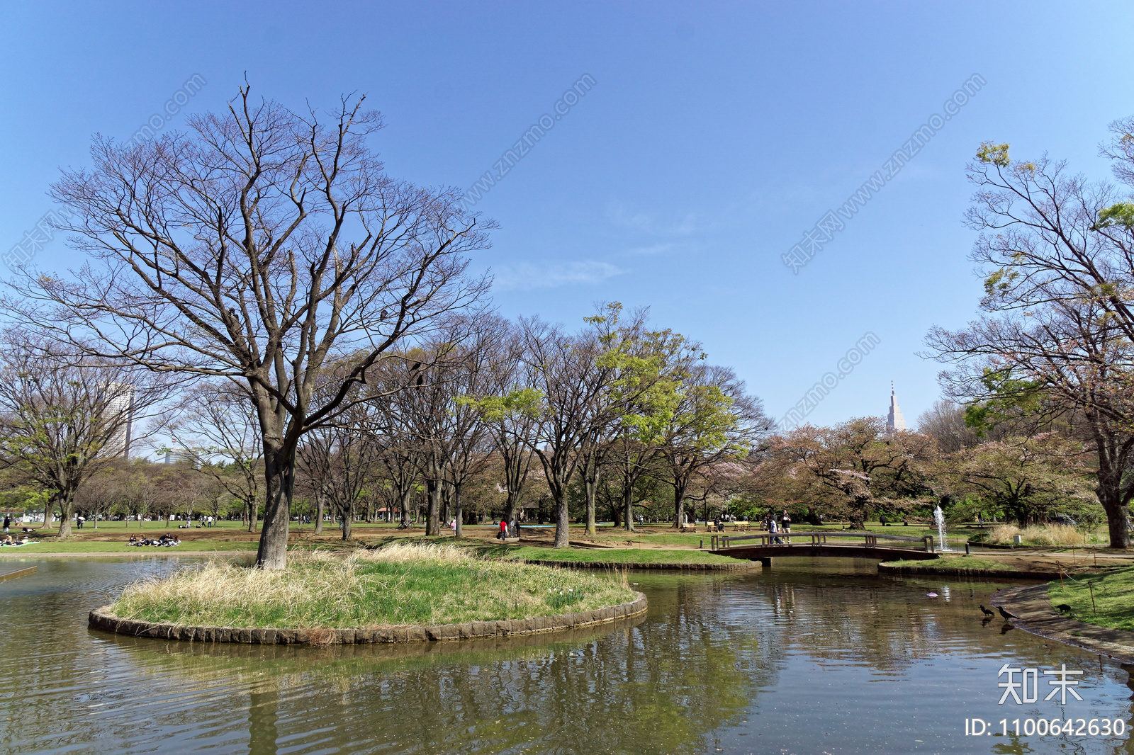 日式庭院外景图贴图下载【ID:1100642630】