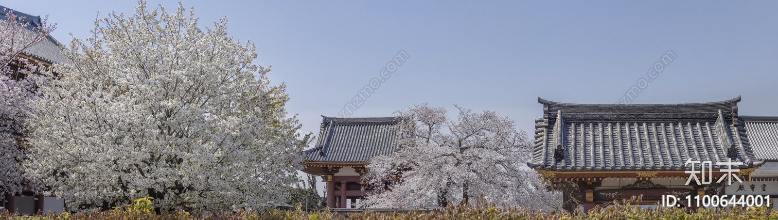 日式庭院外景图贴图下载【ID:1100644001】