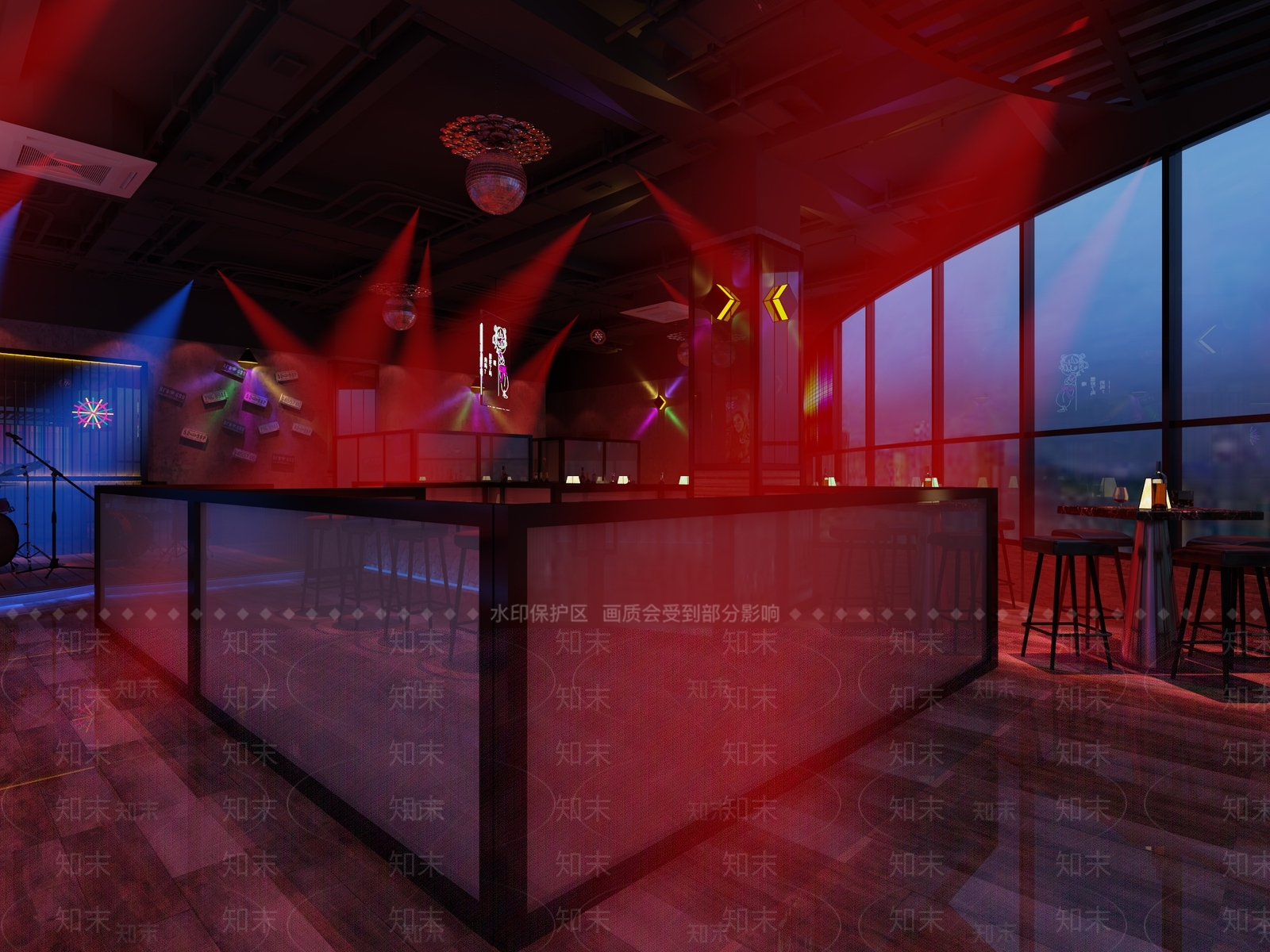 现代酒吧3D模型下载【ID:1100662809】
