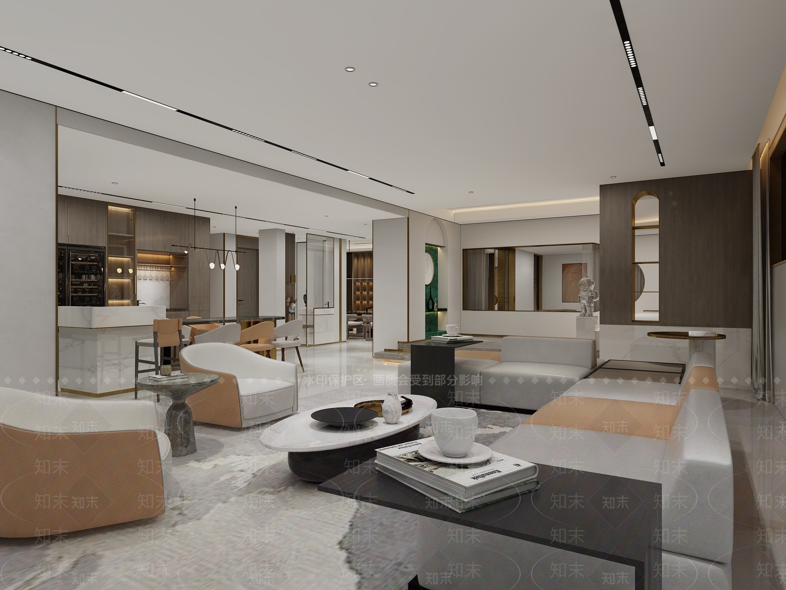 现代品酒室酒窖3D模型下载【ID:1100664126】