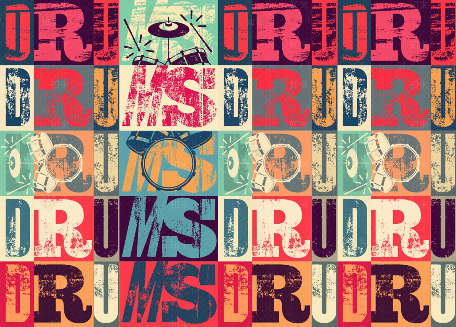 复古英文壁纸贴图下载【ID:1100667275】