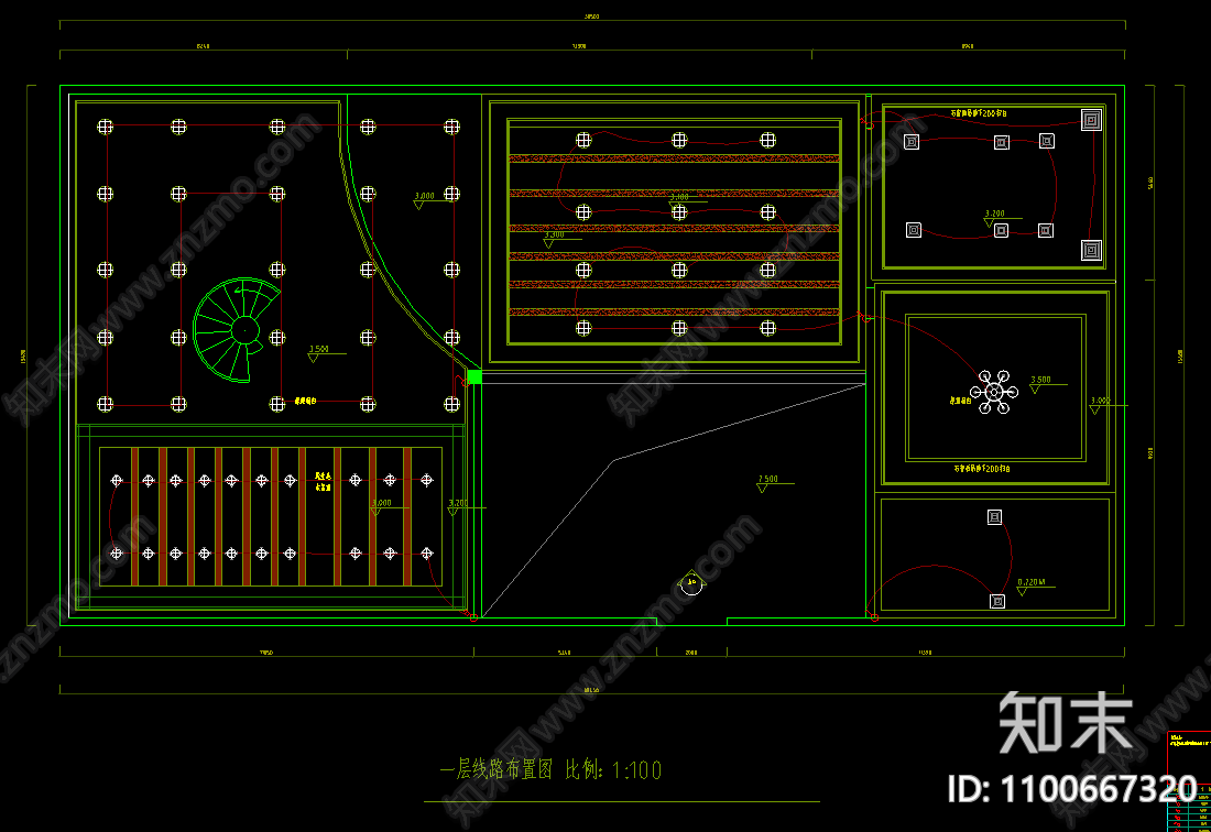 书吧cad施工图下载【ID:1100667320】