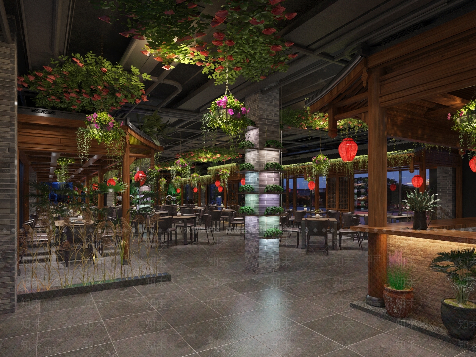 工业风酒吧3D模型下载【ID:1100669071】