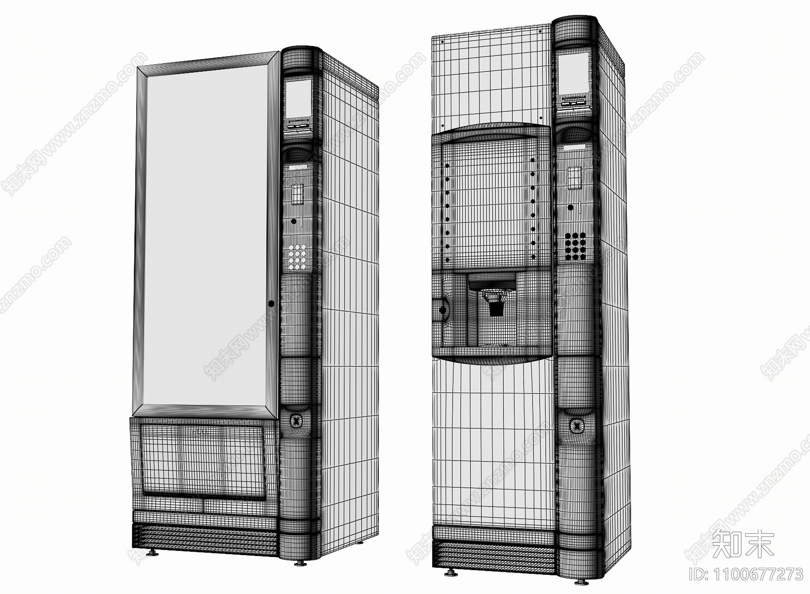 现代自动售卖机3D模型下载【ID:1100677273】
