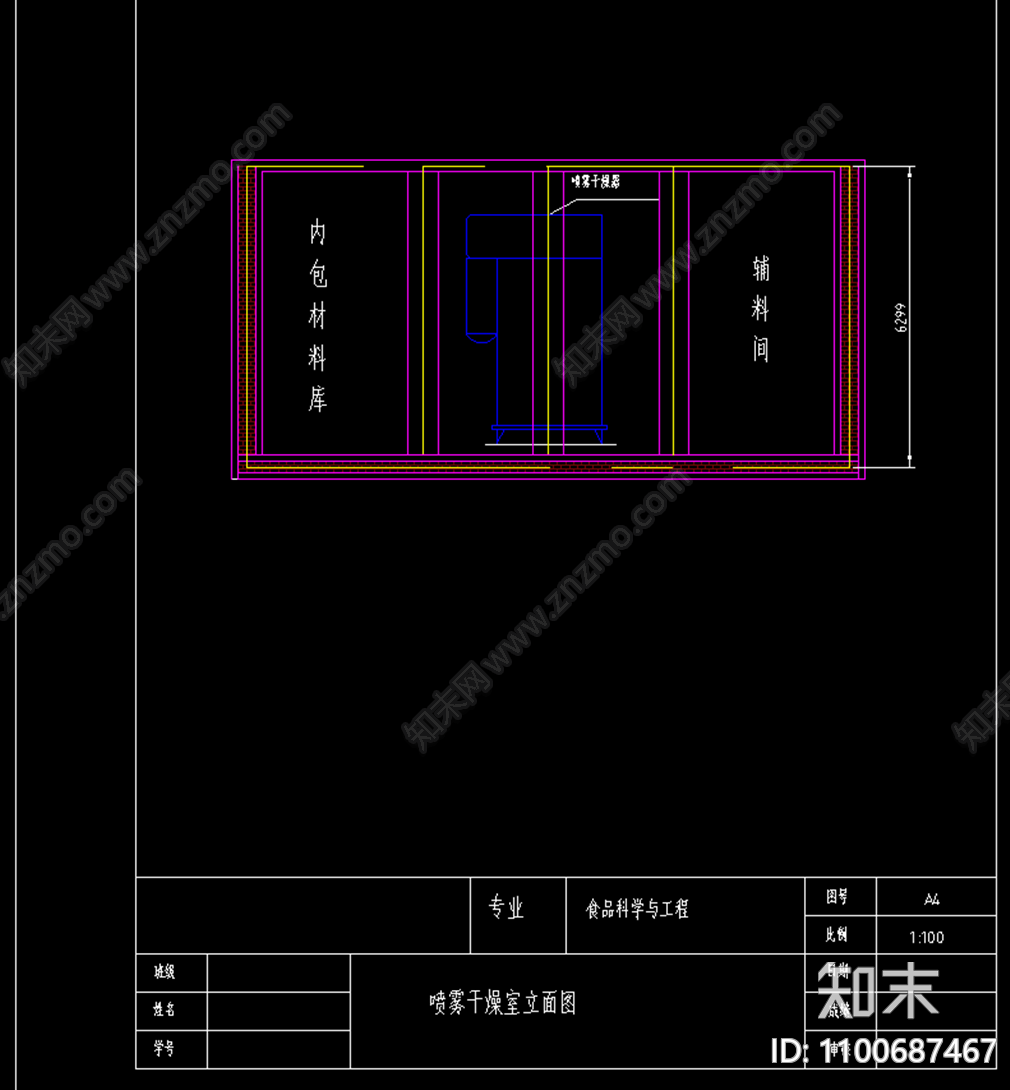 豆奶粉食品工厂施工图下载【ID:1100687467】