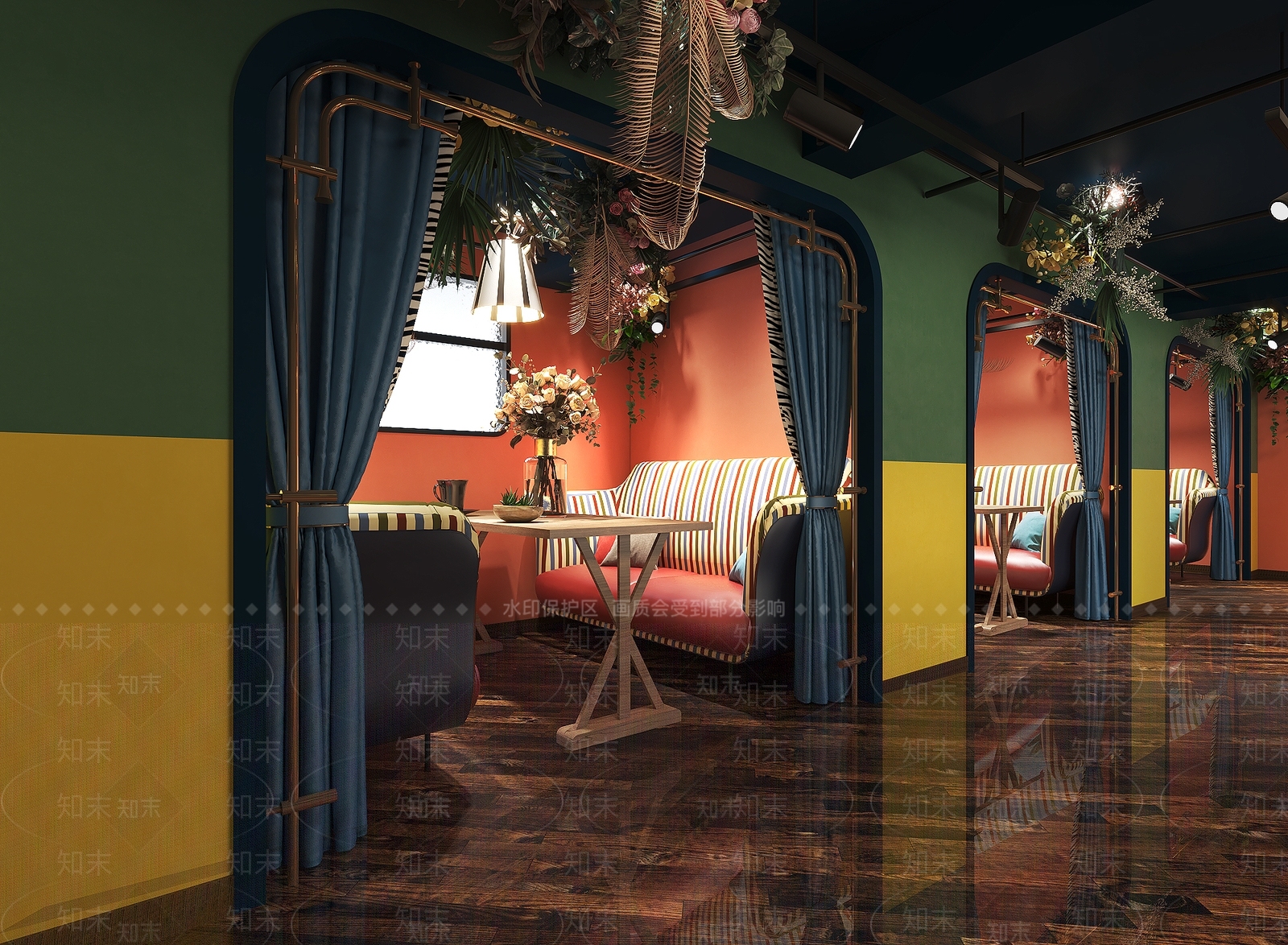 美式卡座3D模型下载【ID:1100689502】