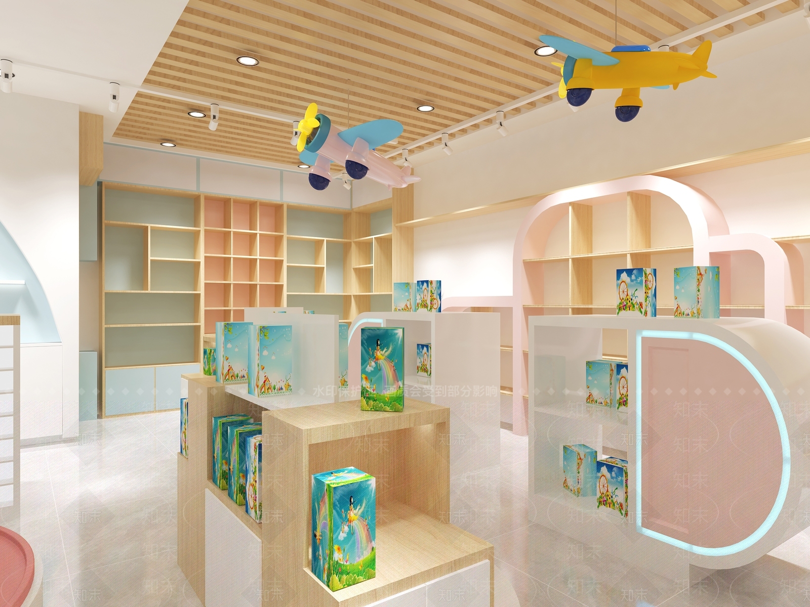北欧玩具礼品店3D模型下载【ID:1100690676】