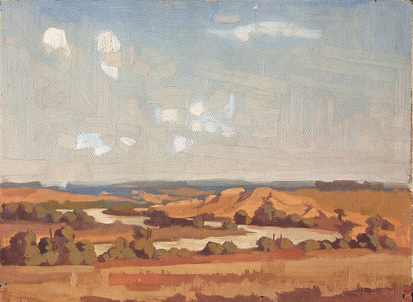 现代复古乡村田园抽象油画贴图下载【ID:1195347624】