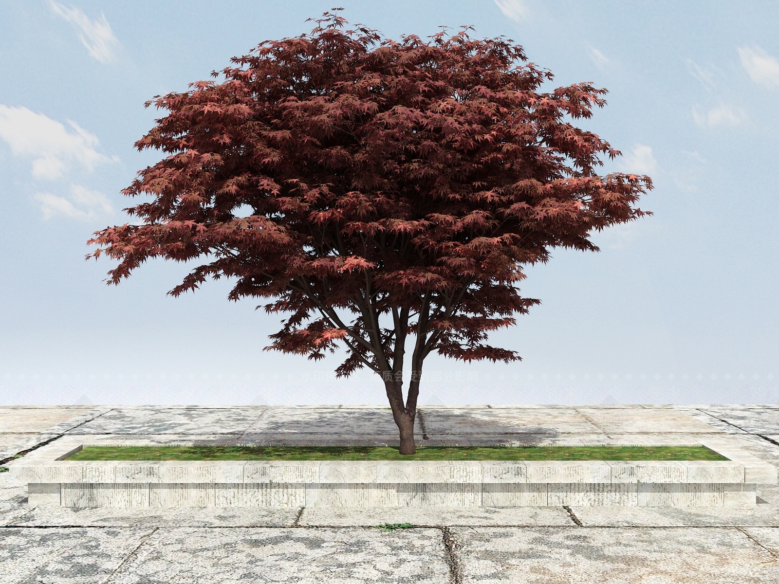 现代树木3D模型下载【ID:1100702367】