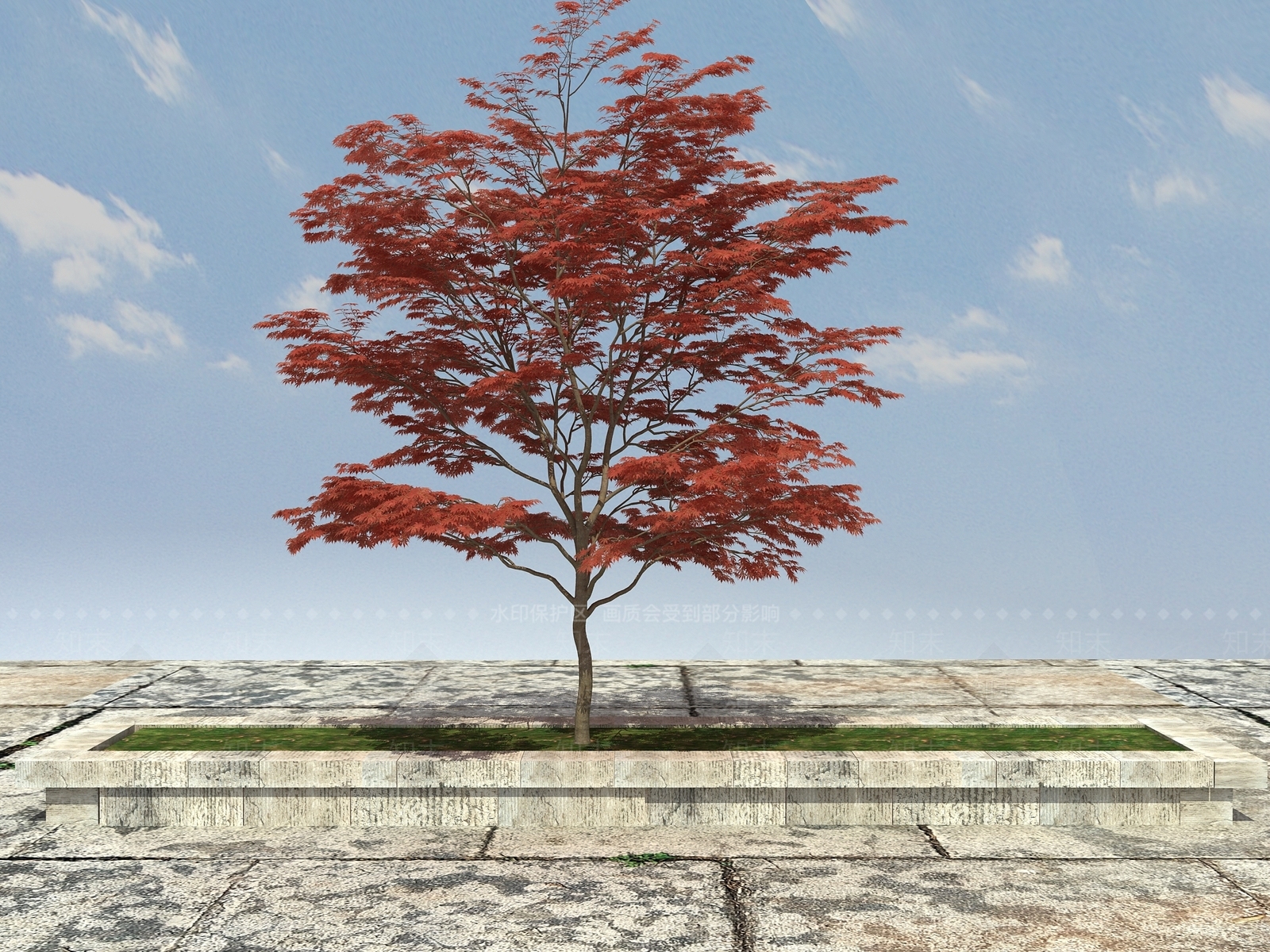 现代树木3D模型下载【ID:1100702531】