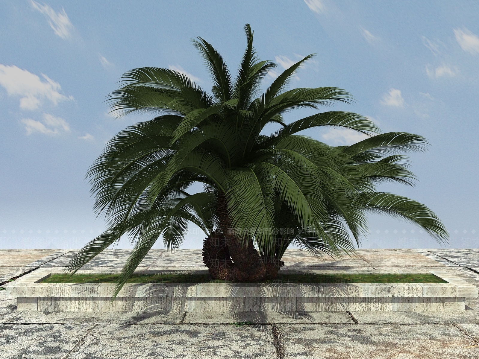 现代树木3D模型下载【ID:1100703002】