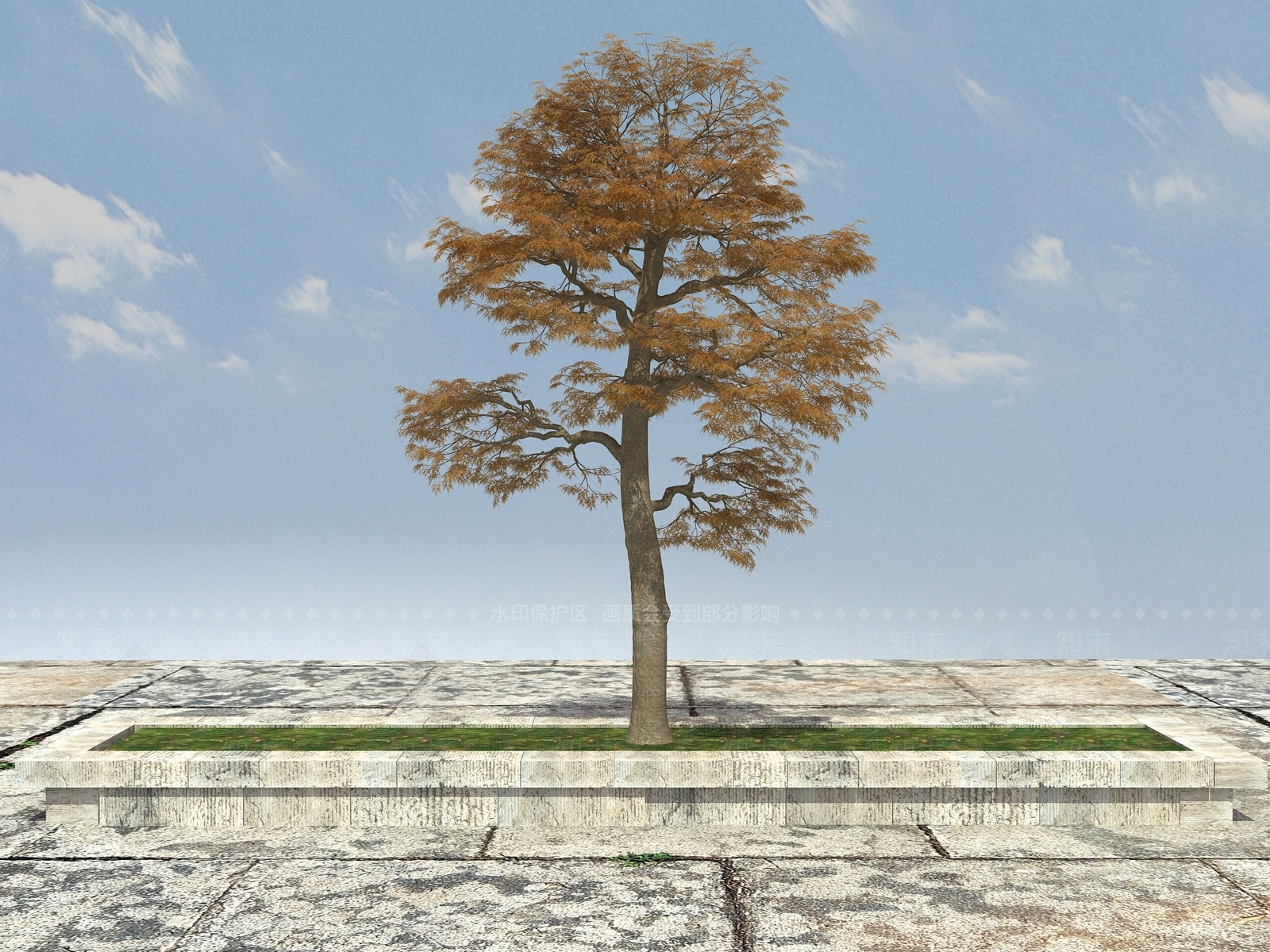 现代树木3D模型下载【ID:1100703590】