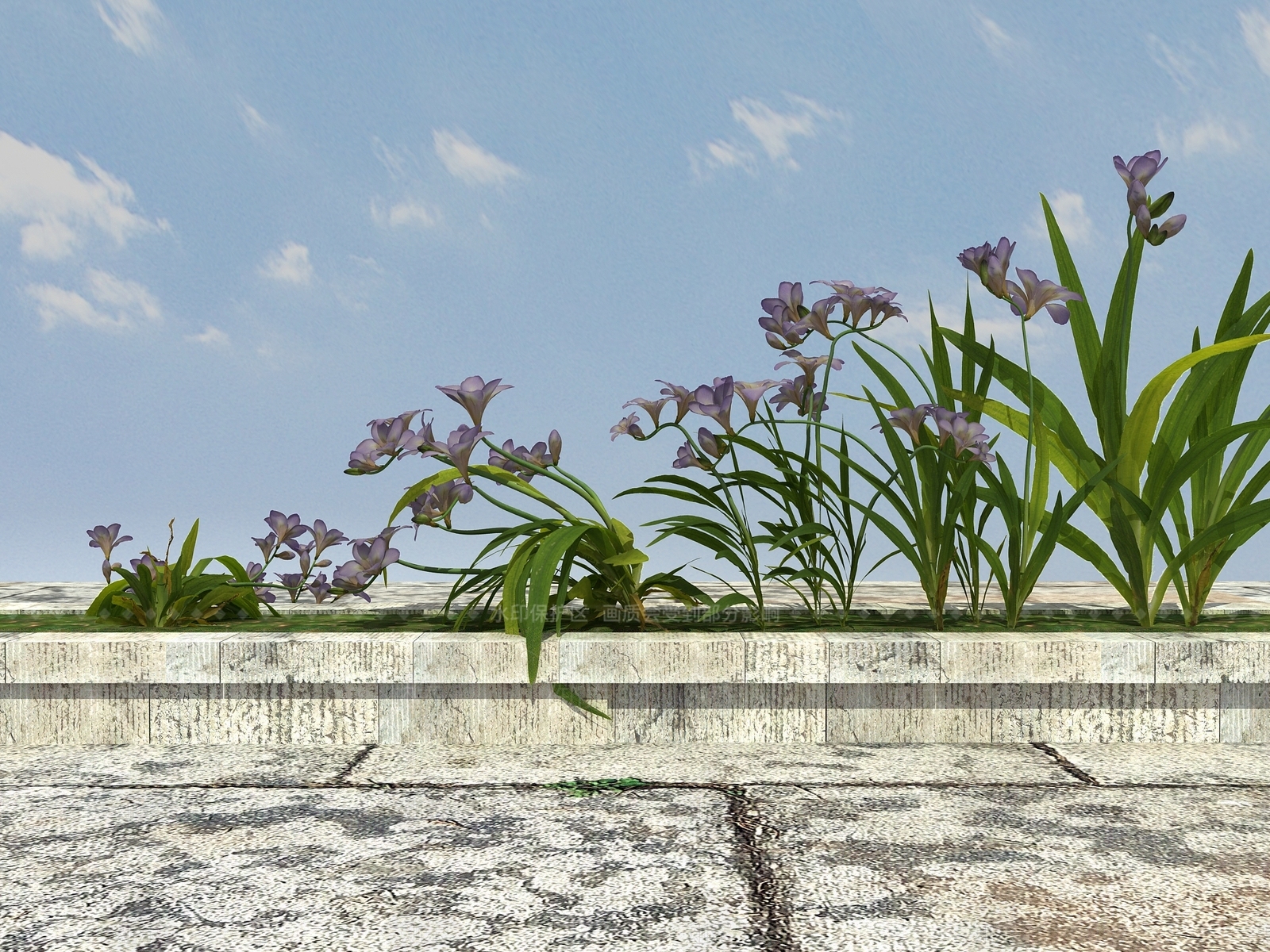 现代花坛3D模型下载【ID:1100706638】