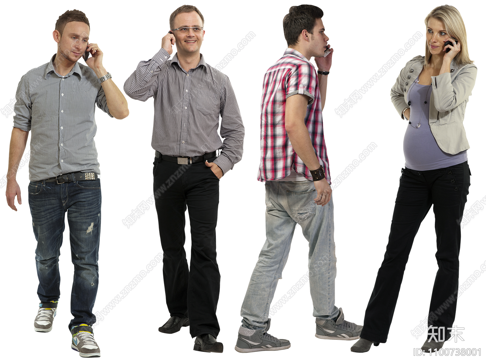 高清人物各种姿势免扣图贴图下载