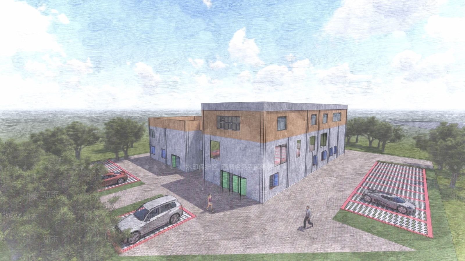 现代其他公建SU模型下载【ID:1100740491】