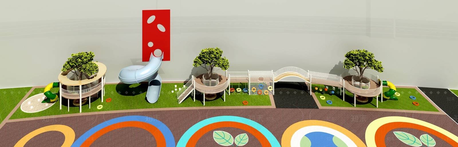 现代游乐场设备3D模型下载【ID:1100758208】